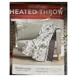 Oversized heated throw