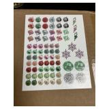 Shatterproof ornament coll 76 ct