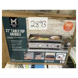 22in Tabletop griddle