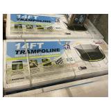 14ft Trampoline w/ enclosure