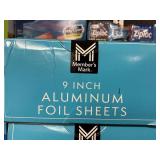 9in Aluminum foil sheets 500 ct