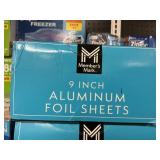 9in Aluminum foil sheets 500 ct