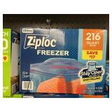 Ziploc freezer 216 quart bags