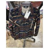 Boys fleece shacket XL 14/16