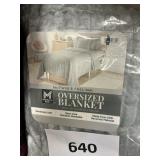 T/F Oversized blanket