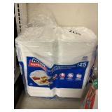 Hefty 3 compartment containers 125ct