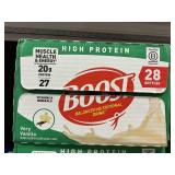 Boost vanilla 28 bottles