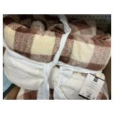 Plush blanket 106inx90in