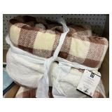 Plush blanket 106inx90in