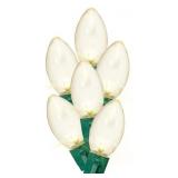 50 LED C9 lights warm white