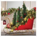 Pre-lit Decorative sleigh