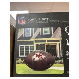 NFL 10ft x6 ft inflatable football