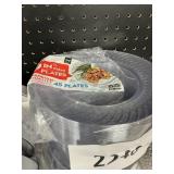 9in Clear plates 4-45 ct