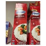 Minute white rice 72oz