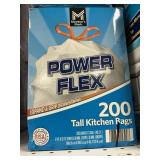 Power Flex 200 tall kitchen bags