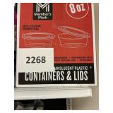 8oz Containers & lids 240ct