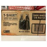 T-shirt bags 1000ct