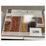 Fliplock storage containers set of 8