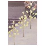 Set of 3 crystal bead pathway LED lights