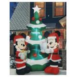 Pre-lit inflatable MIckey & minnie