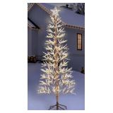 Pre-lit 6ft crystal beaded tree warm white