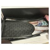 Rubber boot tray