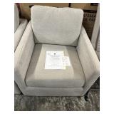 Modern classic fabric -leather swivel chair