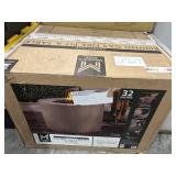 32in Round gas fire pit & table