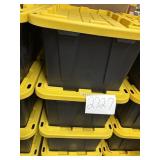 Yellow & black totes 4 ct