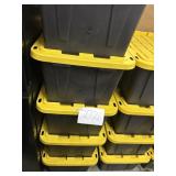 Yellow & black totes 5 ct