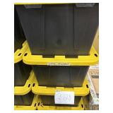 Yellow & black totes 4 ct