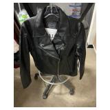 Lexi leather type coat L
