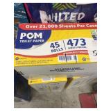 Pom toilet paper 45 rolls