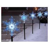 Snowflake pathway LED lights 5ct