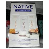 Native vanilla variety pack 3 deodorants