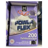 Power Flex 200 tall kitchen bags