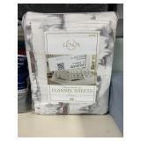 Lenox 6 pc flannel sheet set King