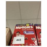 Huggies 192 diapers size 3