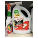 Shout 1 gal + spray bottle