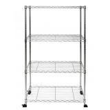 Seville 4-tier steel wire shelving