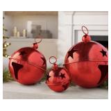 Jingle bell decor- red