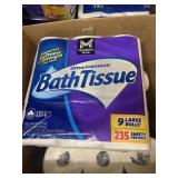 Bath tissue box lot