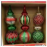 Set of 3 Jumbo shatterproof LED stake lights trad.