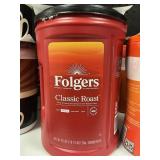 Folgers med roast coffee 43.5oz