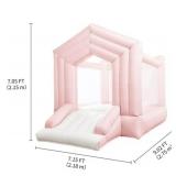 Pink bounce house