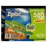 Ziploc sandwich 580 bags
