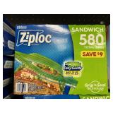 Ziploc sandwich 580 bags