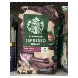 Starbucks espresso roast dark roast whole bean 40z