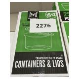 16oz Containers & lids 240ct