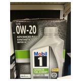 Mobil 1 0W-20 synthetic oil 6-1qt